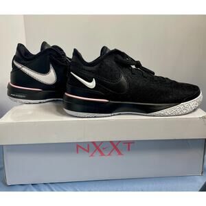 New LeBron NXXTN Gen basketball shoes, black white, medium, soft pink